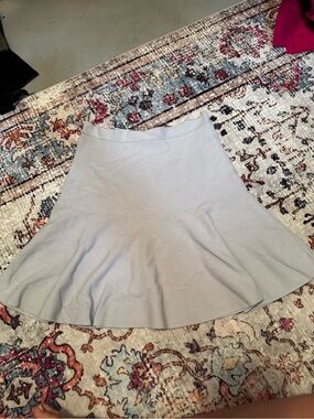 BCBGMaxAzria Light Gray Flared Skirt